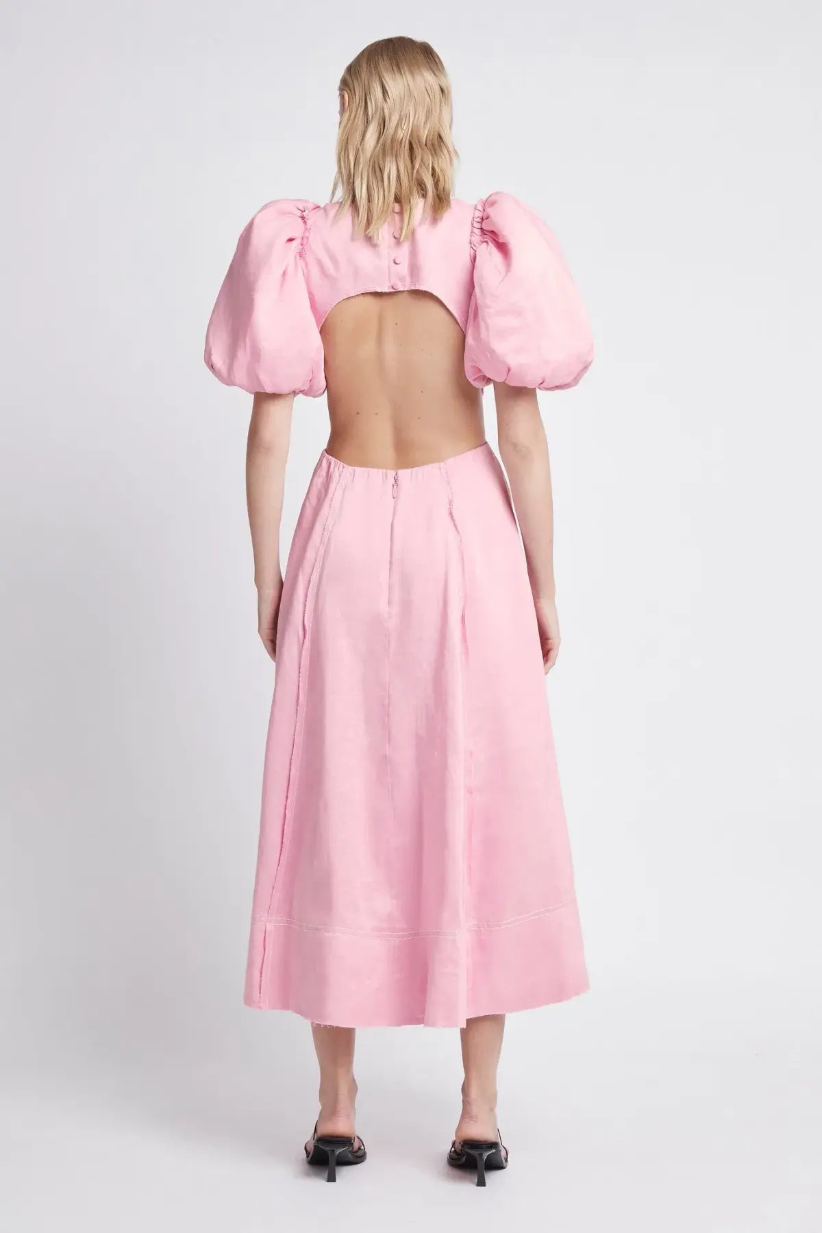 Aje Serendipity Cut Out Dress Musk Pink Size AU 8 photo 3
