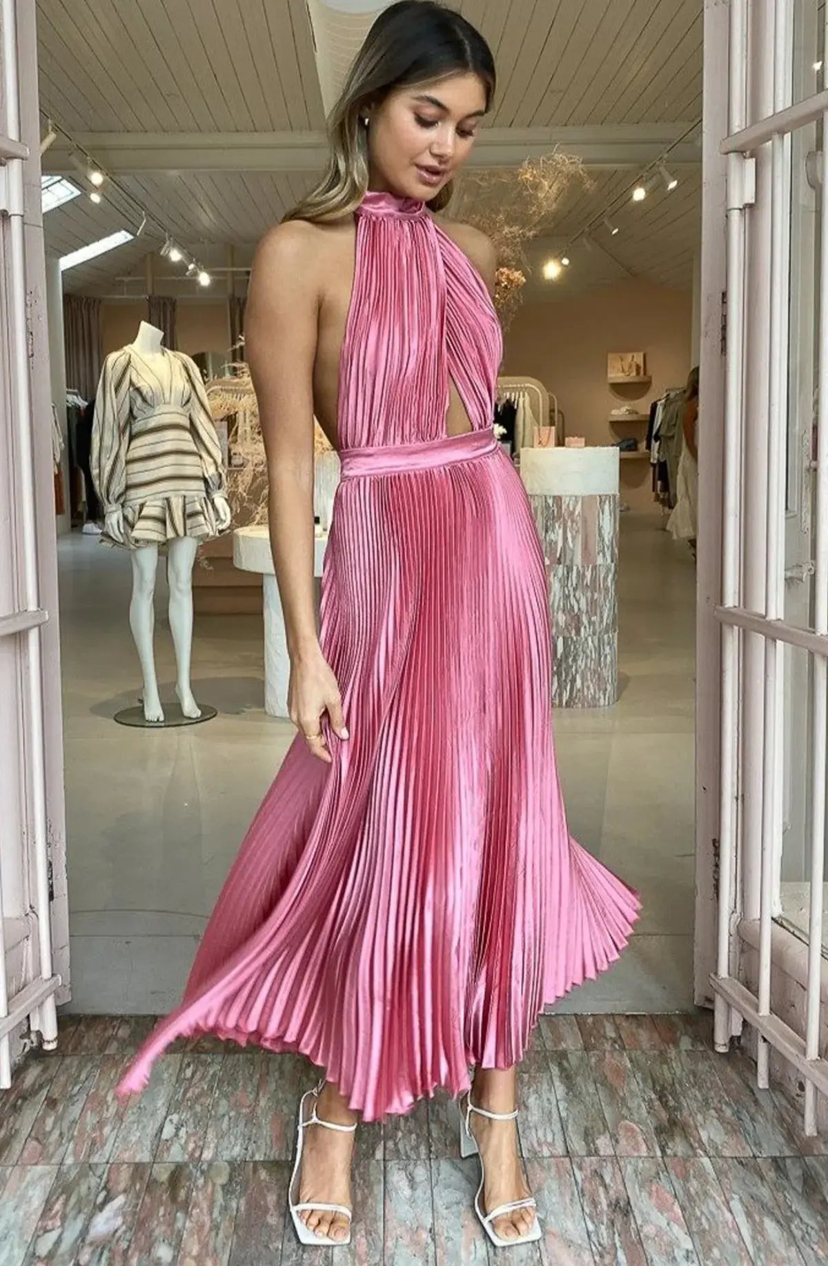 L'idée Woman Renaissance Gown Pink Size 8 photo 2