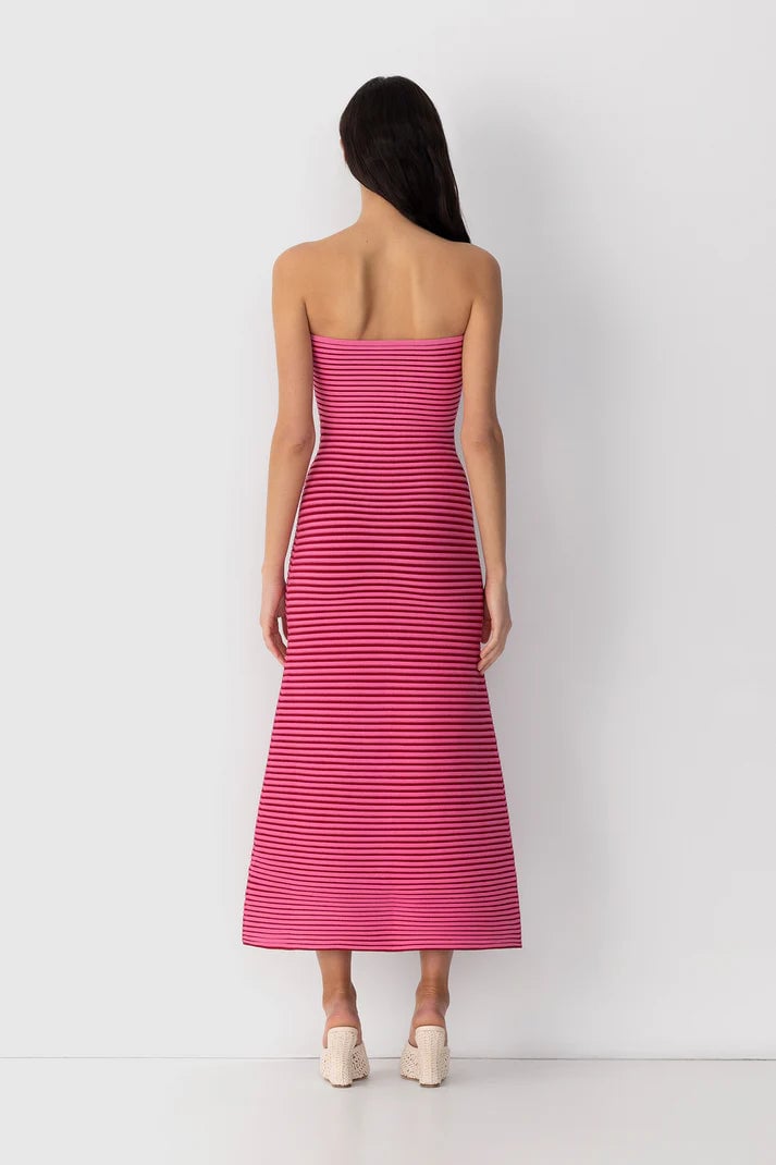 THE WOLF GANG SUNMOR KNIT MAXI DRESS - CANDY photo 4