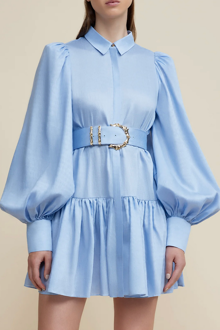 Acler Sherwood Mini In Cornflour Blue photo 3