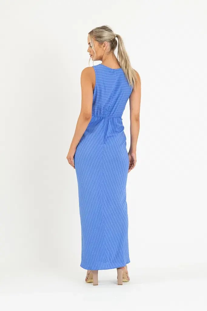 One Fell Swoop Gaia Maxi Dress in Blue Size 6 photo 2