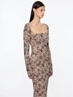 Paris Georgia Audrey Dress Black/Nude Size XS/AU 6 photo 2