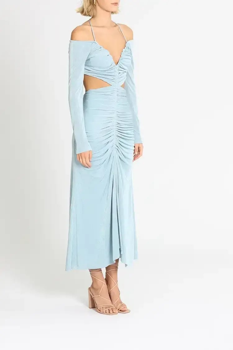 MISHA Straker Midi Dress Topaz Size 12 photo 2