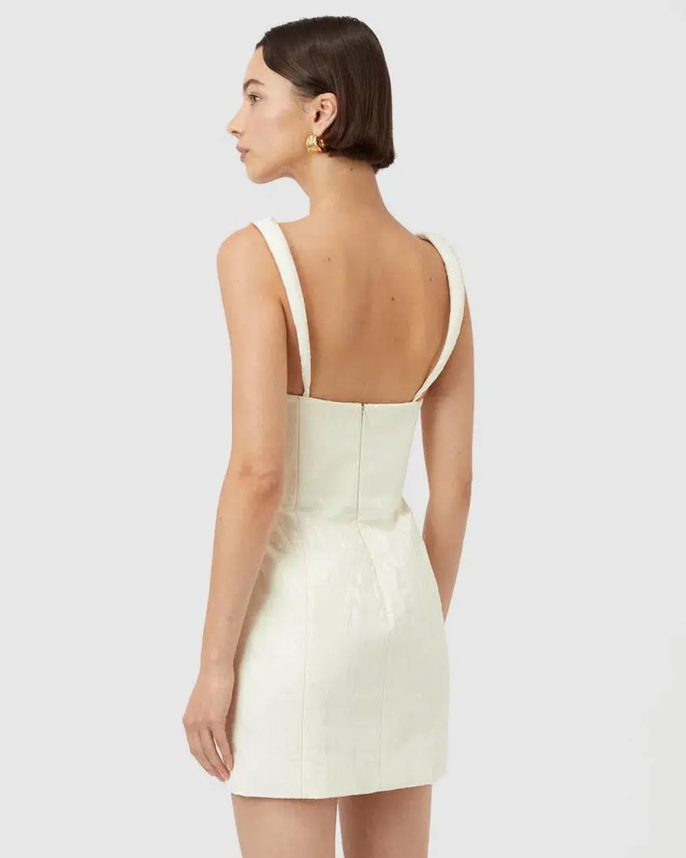 Camilla And Marc Malla Mini Dress Cream Size 12 photo 3