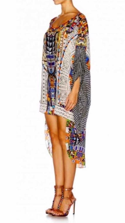 Camilla Echoes of Engai Scoop Back Hem Dress One Size photo 4