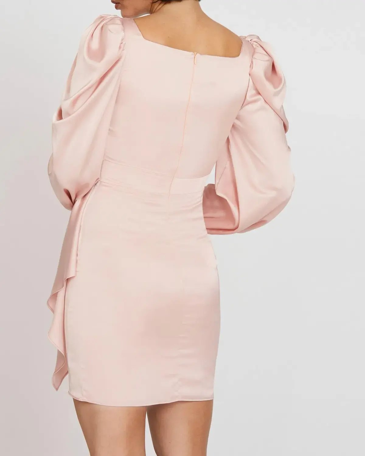 By Johnny Evie Wrap Mini Dress Pink Size 8 photo 3