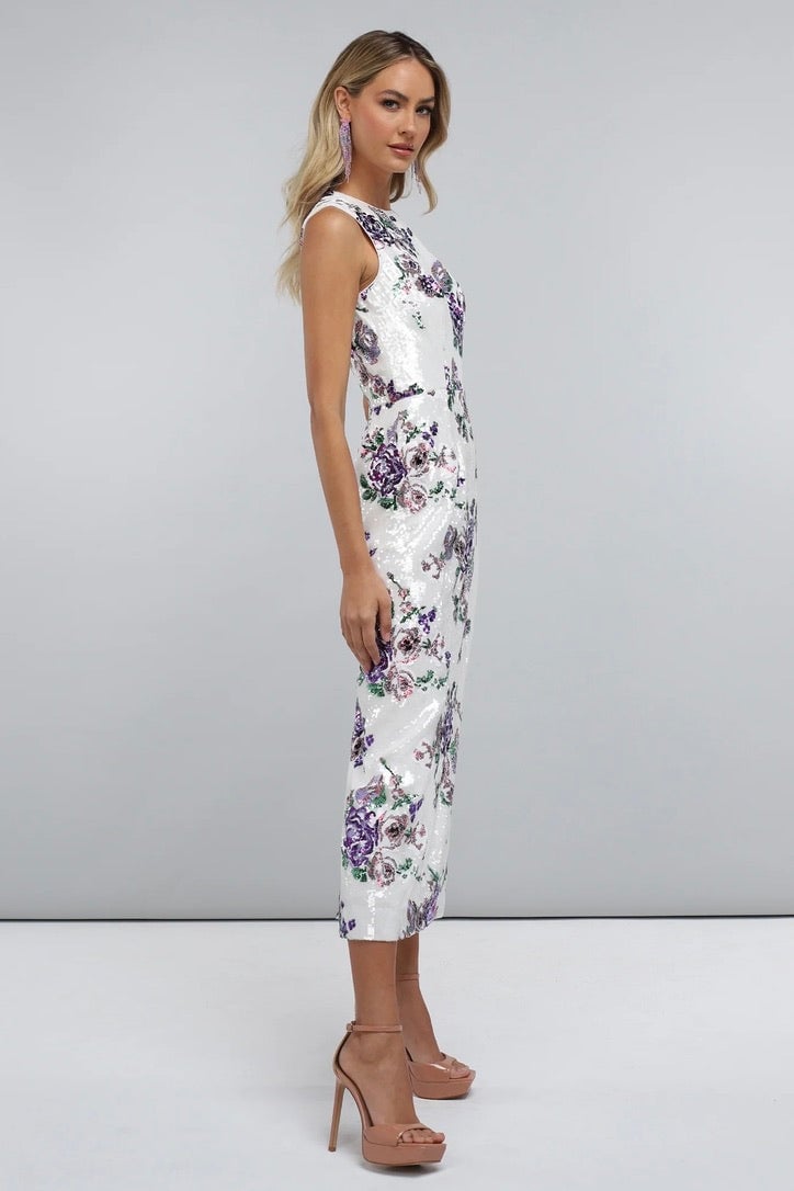 HELSI BOBBIE DRESS - VIOLET FLORAL photo 2