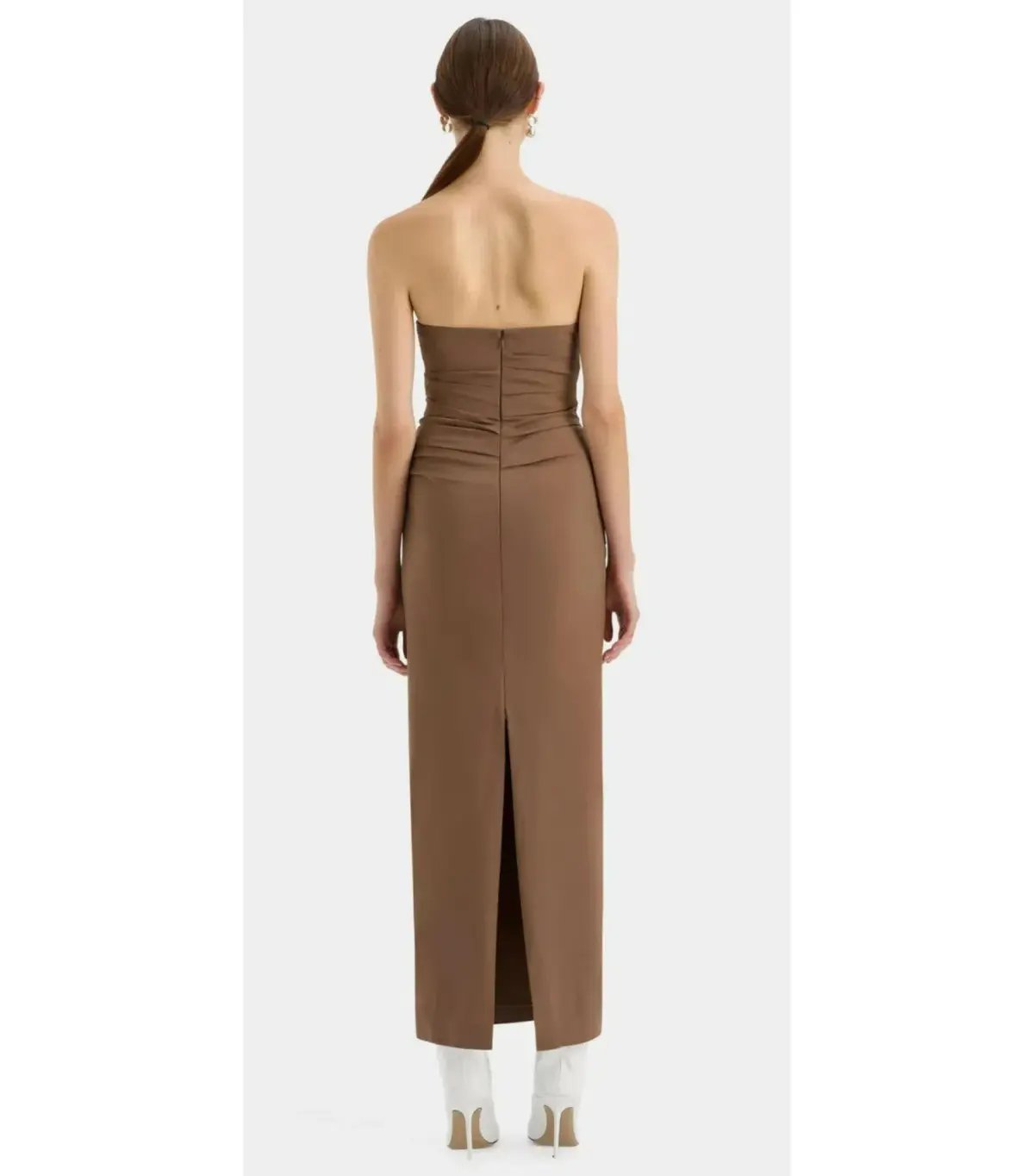Sir the label Alba Strapless Maxi Gown in Mocha Size AU 10 photo 4