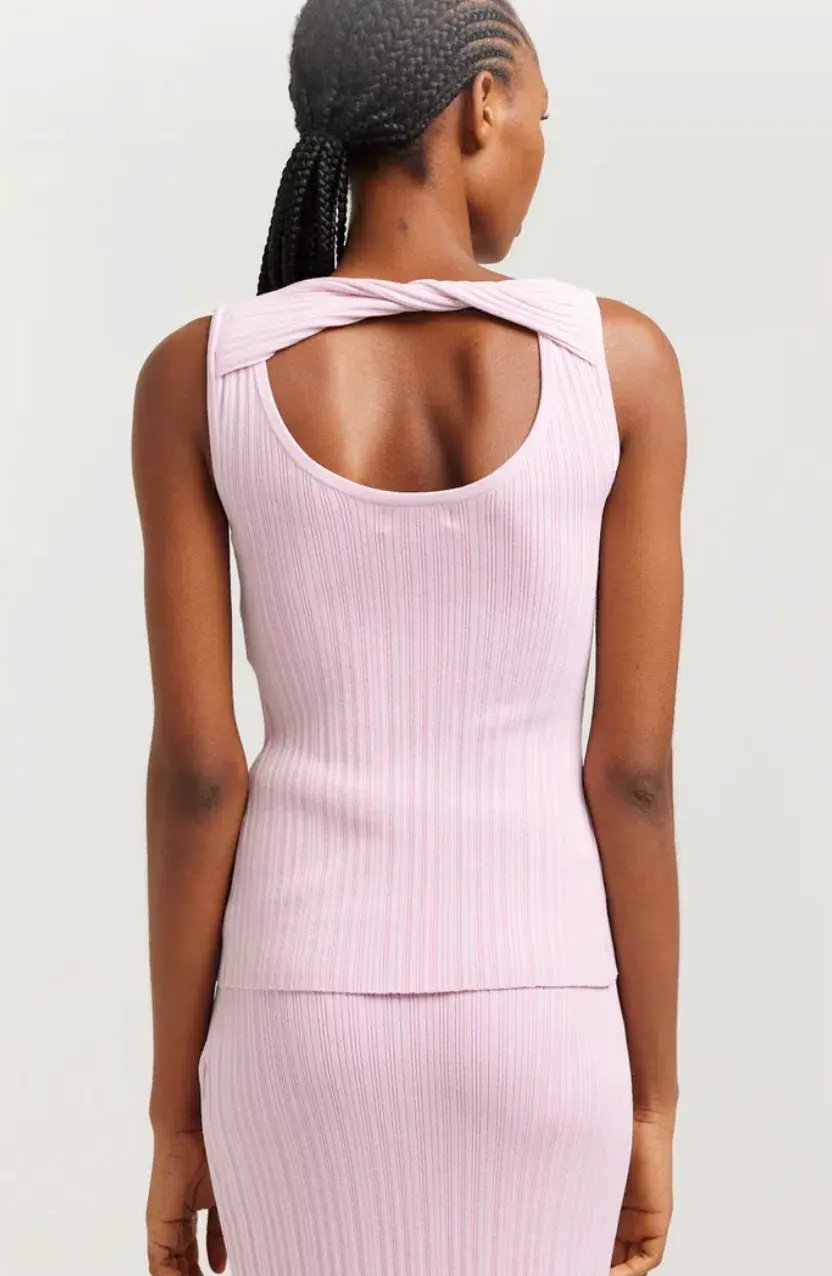 Henne Romee Knit Set Musk Pink Size 10 photo 5