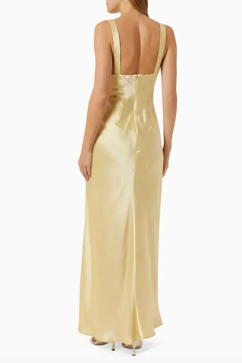 Anna Quan Etta Dress Champagne/Yellow Size 12 photo 6
