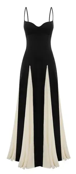 Arcina Ori Paloma Maxi Dress Black & Cream Size M/10 photo 4