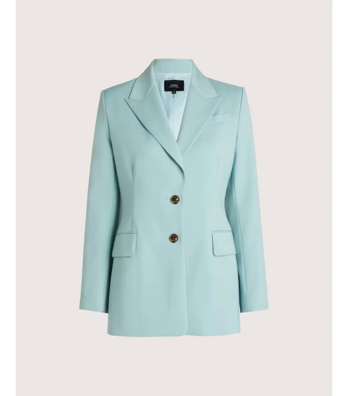 Saba Suki Classic Wool Blazer in Seafoam Size AU 12 photo 6