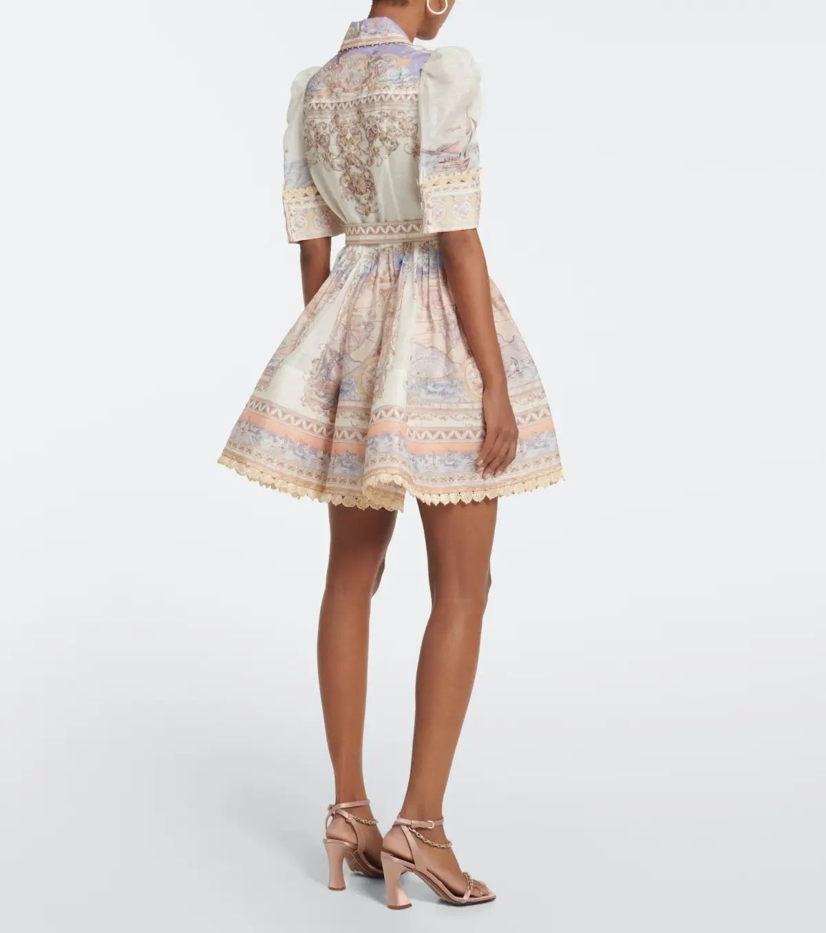 Zimmermann The High Tide Mini Dress in Odyssey Print  Size 1 / AU 10 photo 2