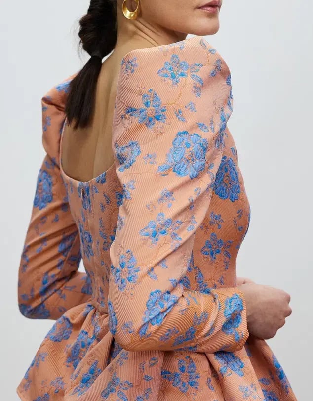 Nicola Finetti Lolly Mini Dress Multi Floral Size 10 photo 5