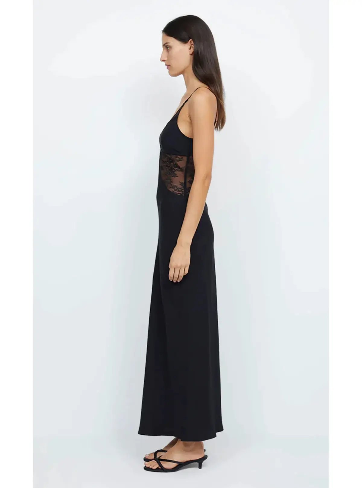Bec & Bridge Nora Lace Maxi Dress Black Size AU 6 photo 2
