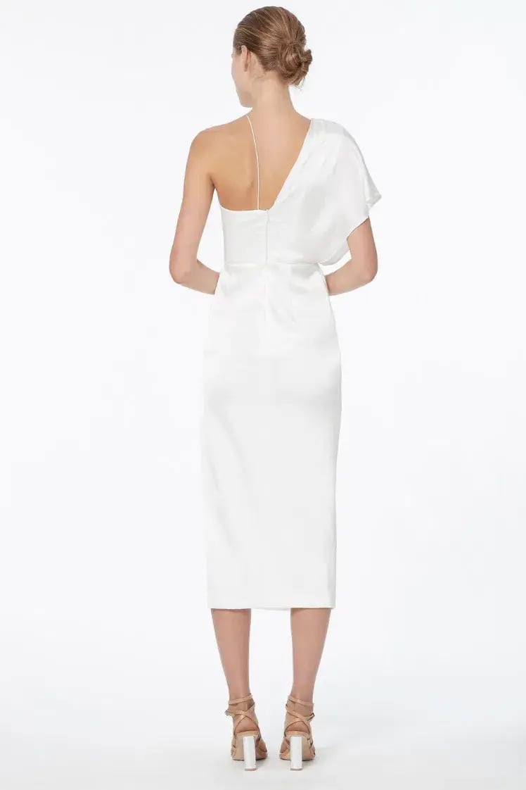 Manning Cartell Heat Asymmetric Dress White Size 10 photo 4