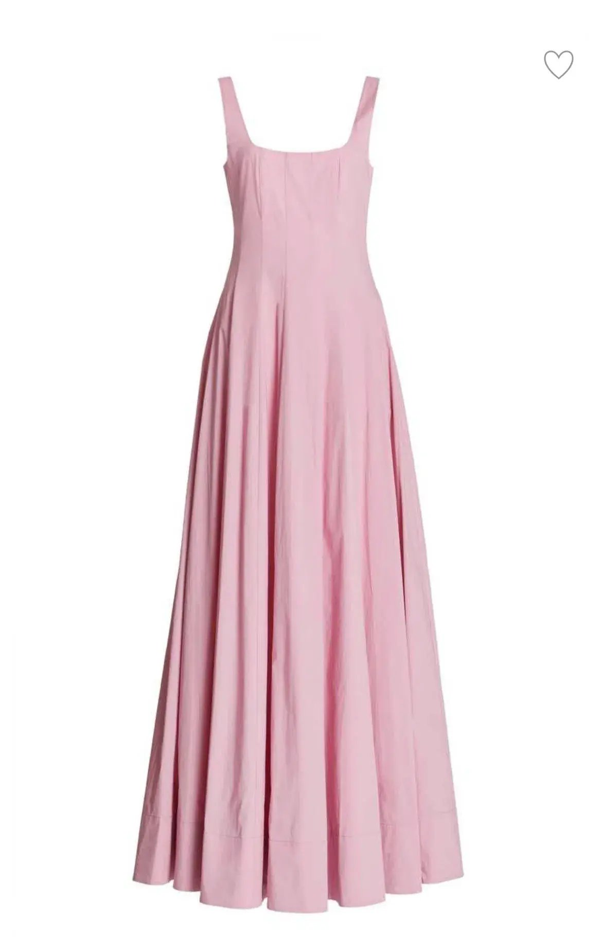STAUD Wells Maxi Dress Pink Size 8 photo 3