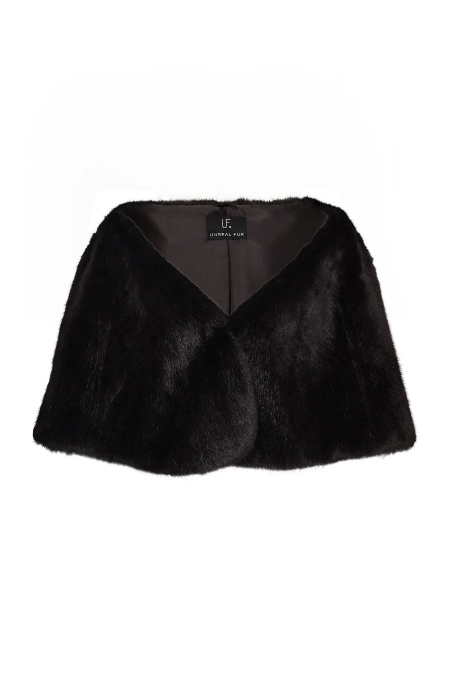 UNREAL FUR YASMIN WRAP - BLACK photo 4