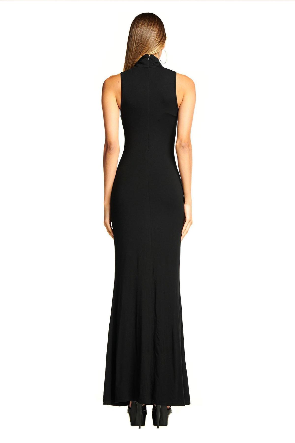 I. AM. GIA Lassona Maxi Dress Black Size 8 photo 2