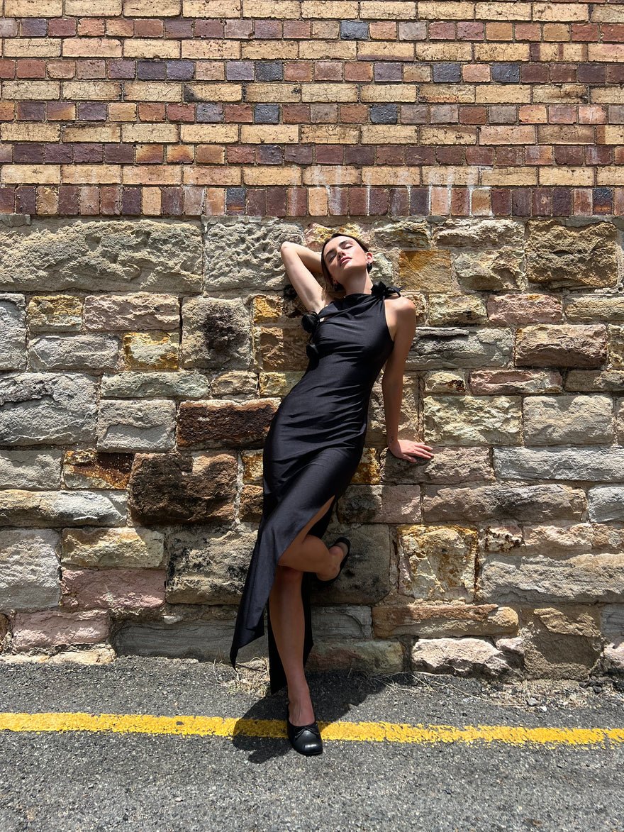 Coperni Asymmetric Flower Gown photo 2