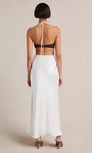 BEC & BRIDGE NADIA CUT OUT DRESS IVORY SIZE 8 photo 3