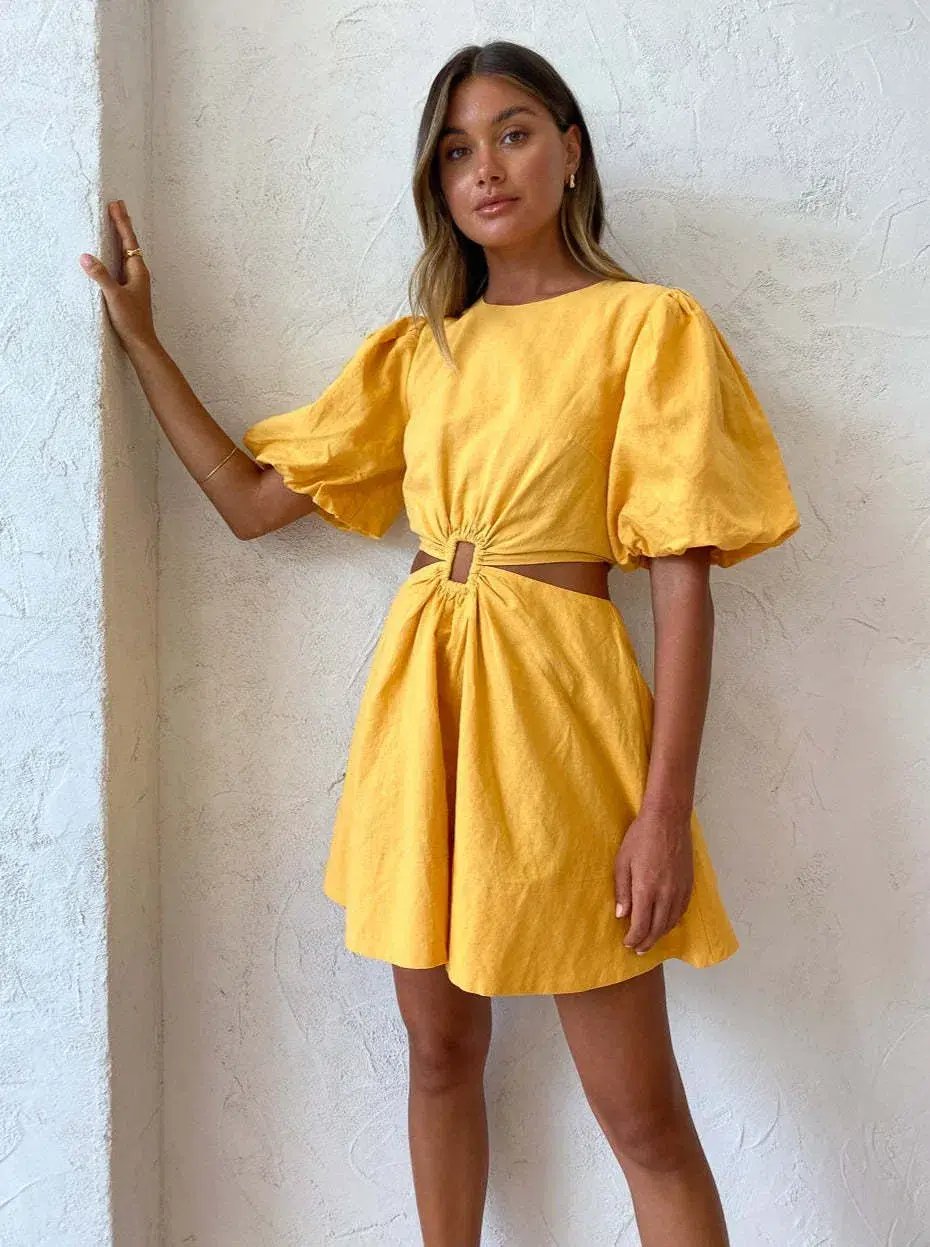 New Romantics Dolce Vita Mini Yellow Size AU 10 photo 3