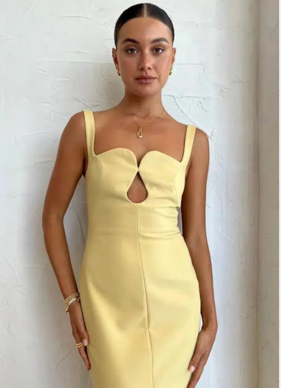 Camilla and Marc Brixton Dress Mustard Yellow Size XS / AU 6 photo 2