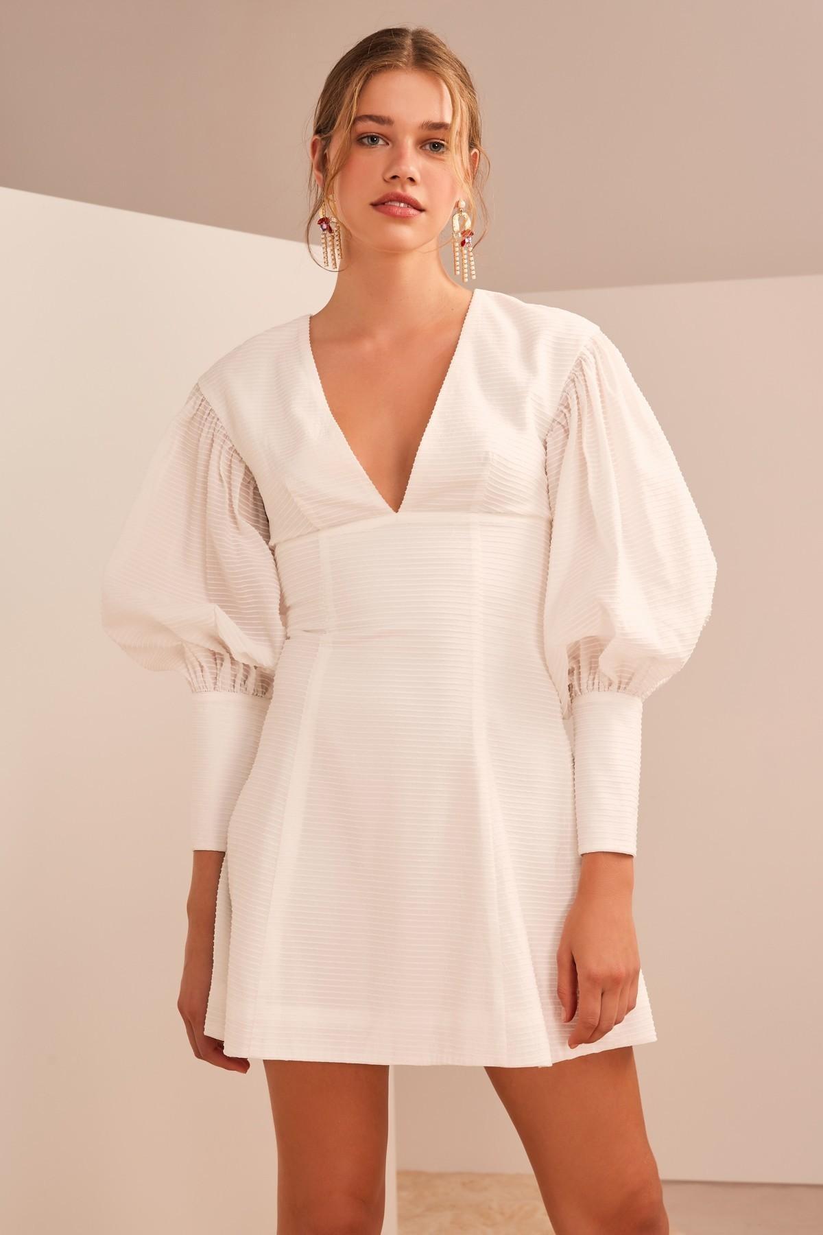 KEEPSAKE THE LABEL Lonely Hearts Dress White Size Small photo 2