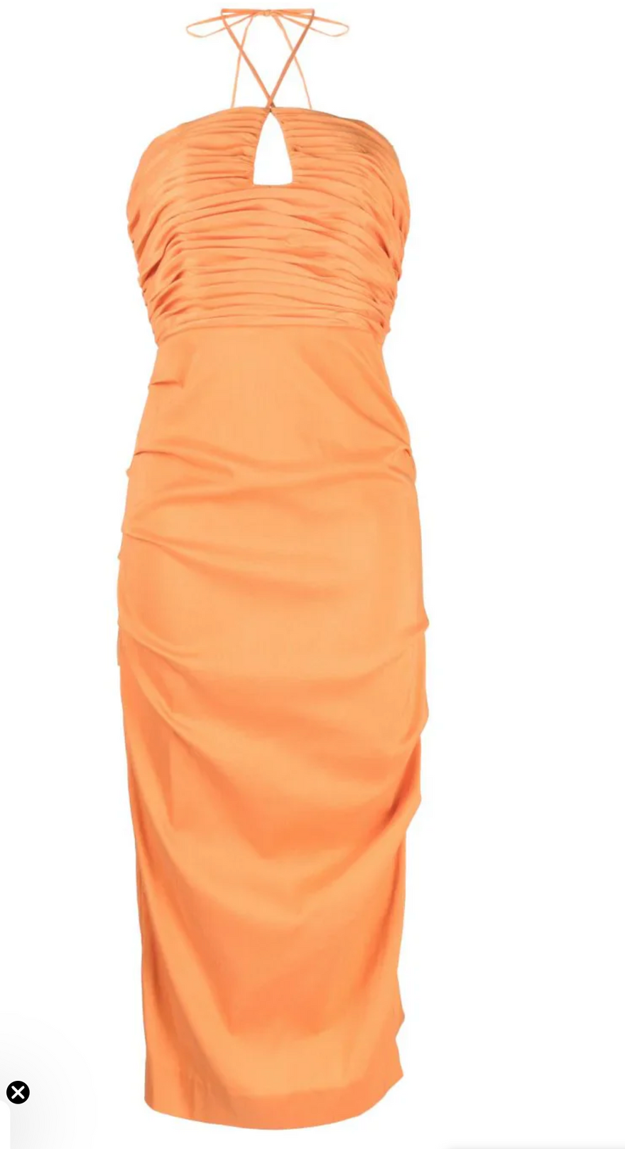 Rachel Gilbert Ayla Ruched Midi Dress photo 4