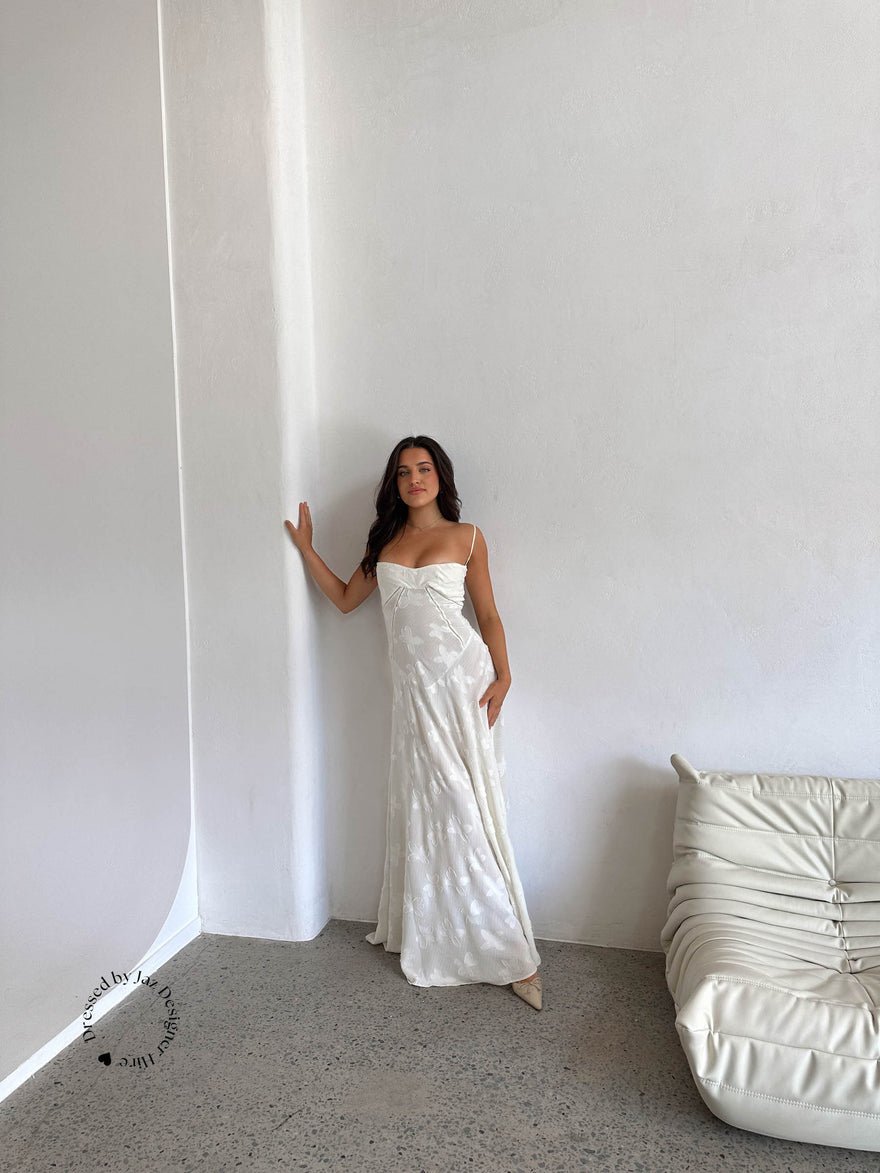 House of CB Seren Dress - Cream photo 4