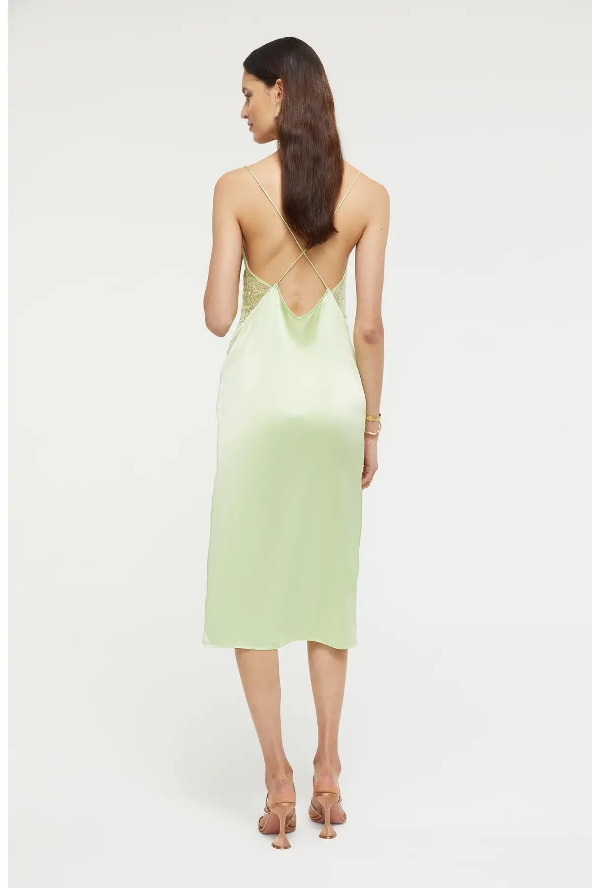 Ginia Desire Dress in Pure Lime Size 10 photo 2