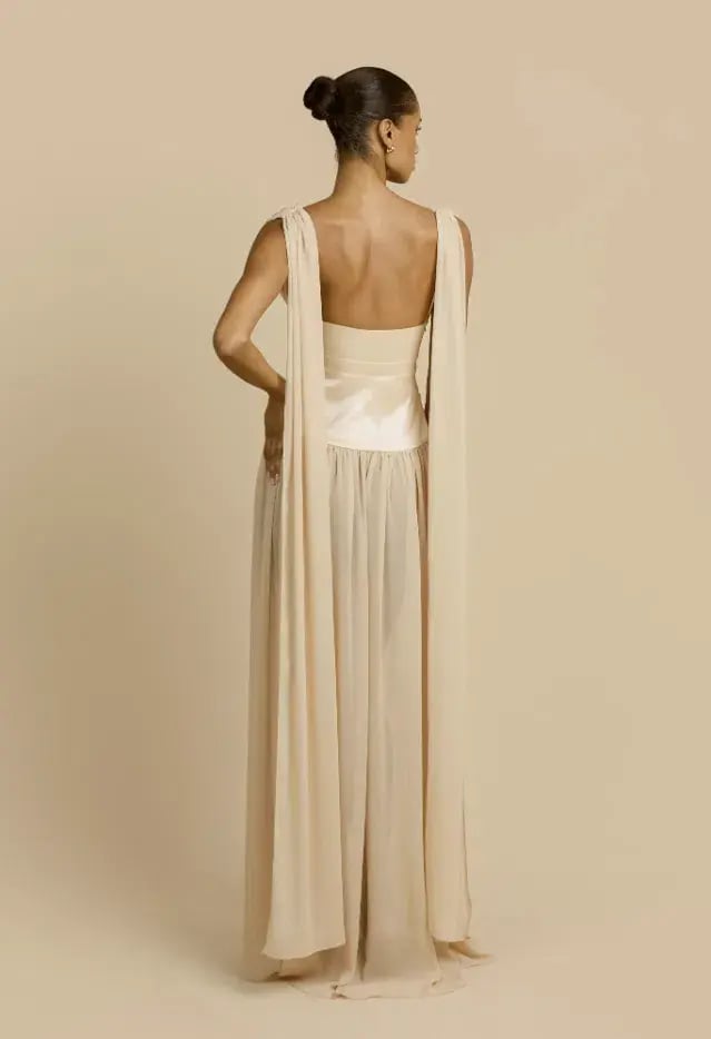 Arcina Ori RAMONA DRESS CHAMPAGNE Size L photo 3