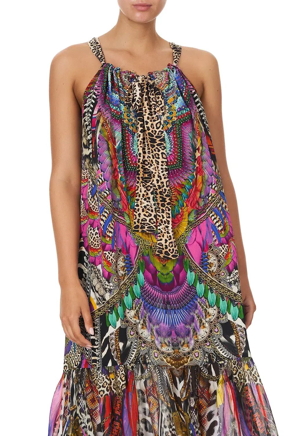Drop Shoulder Flared Camilla Dress photo 2