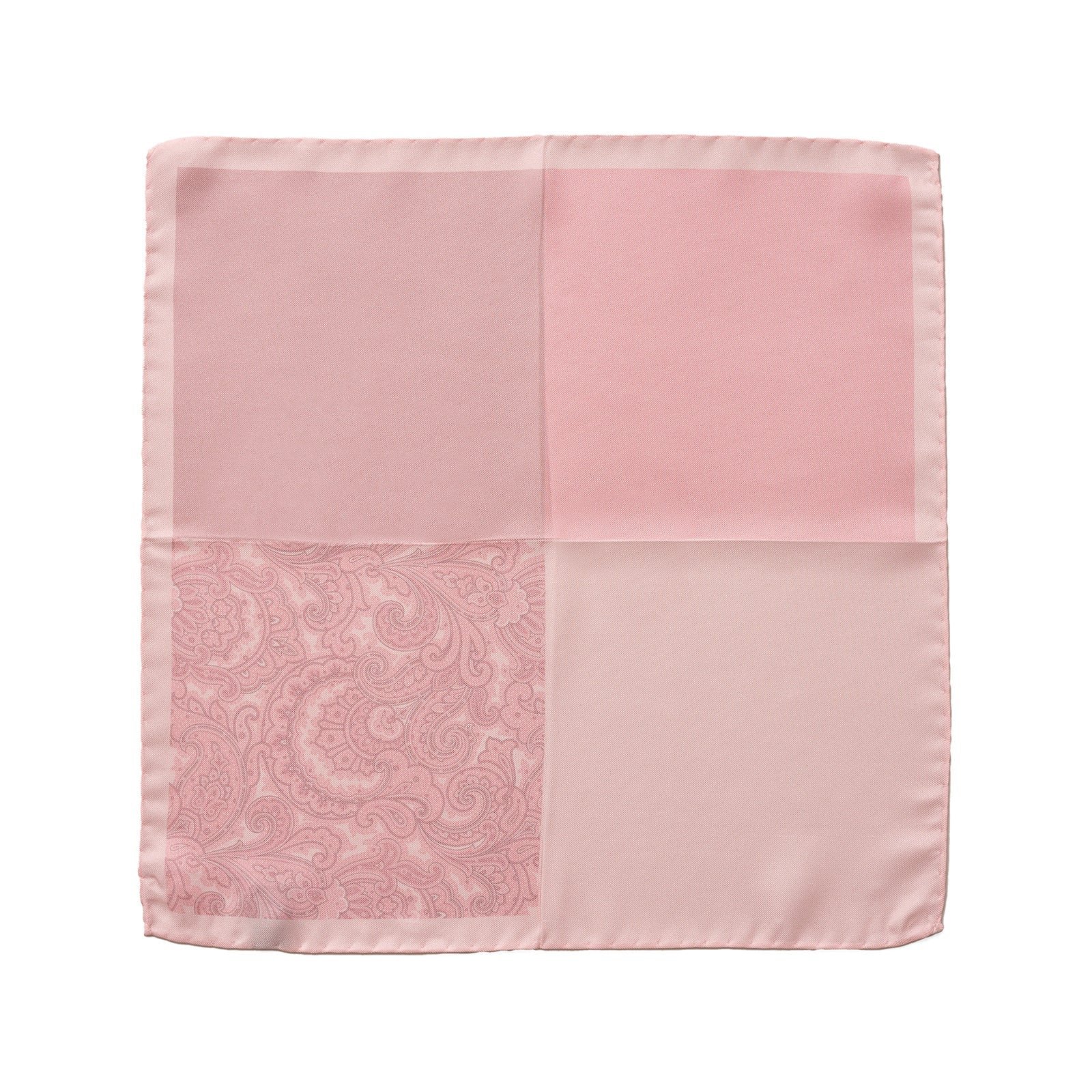 Joe Black Pink Paisley 4 Fold Pocket Square photo 4