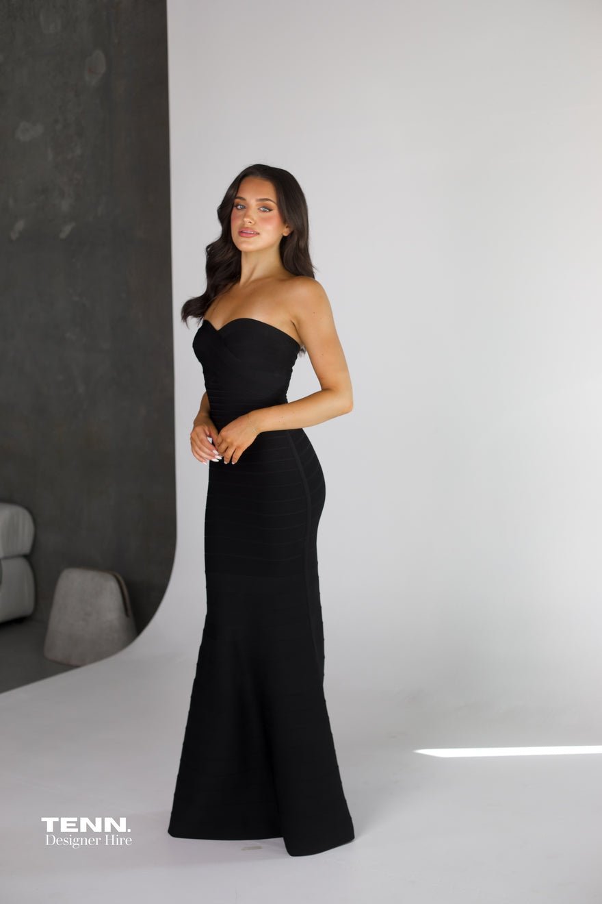 Hervé Léger Sara gown - Black photo 2