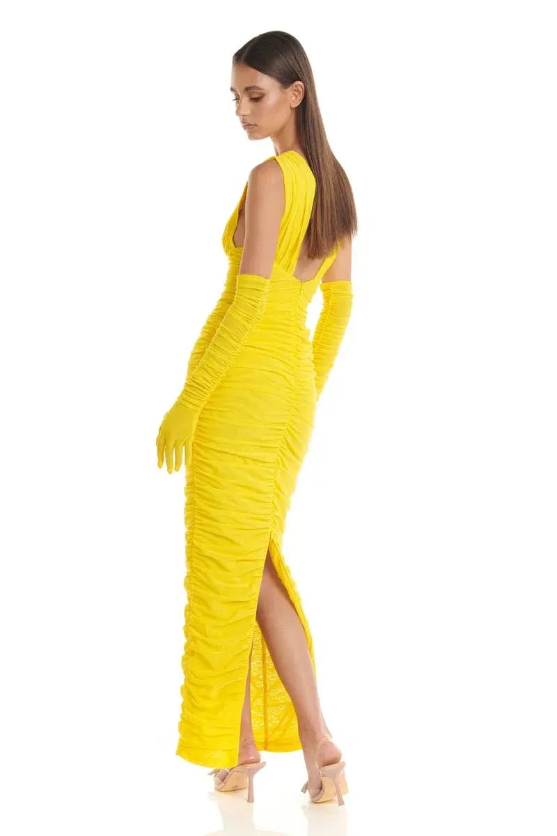 Eliya the Label Anna Dress Yellow Size M/ Au 10 photo 2