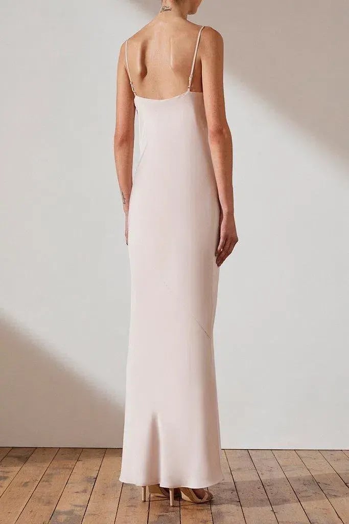 Shona Joy Luxe Bias Cowl Slip Dress Cream Size AU 8 photo 3