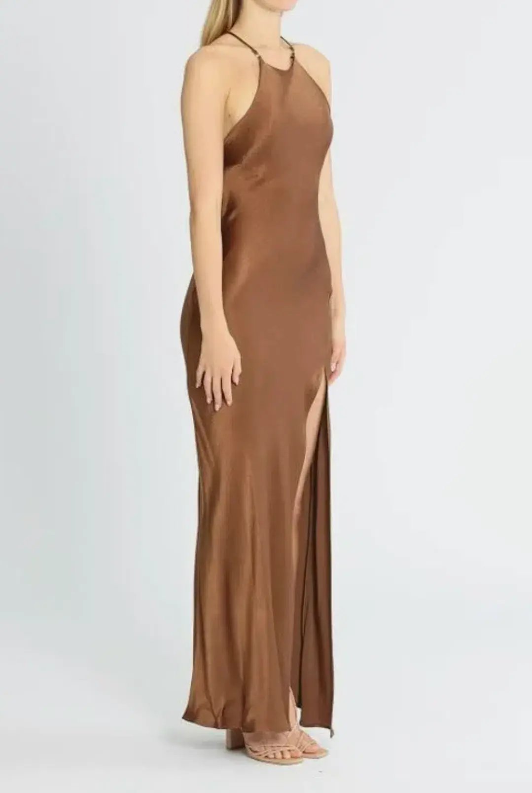 Bec & Bridge Annika Maxi Dress Brown Size 8 photo 2