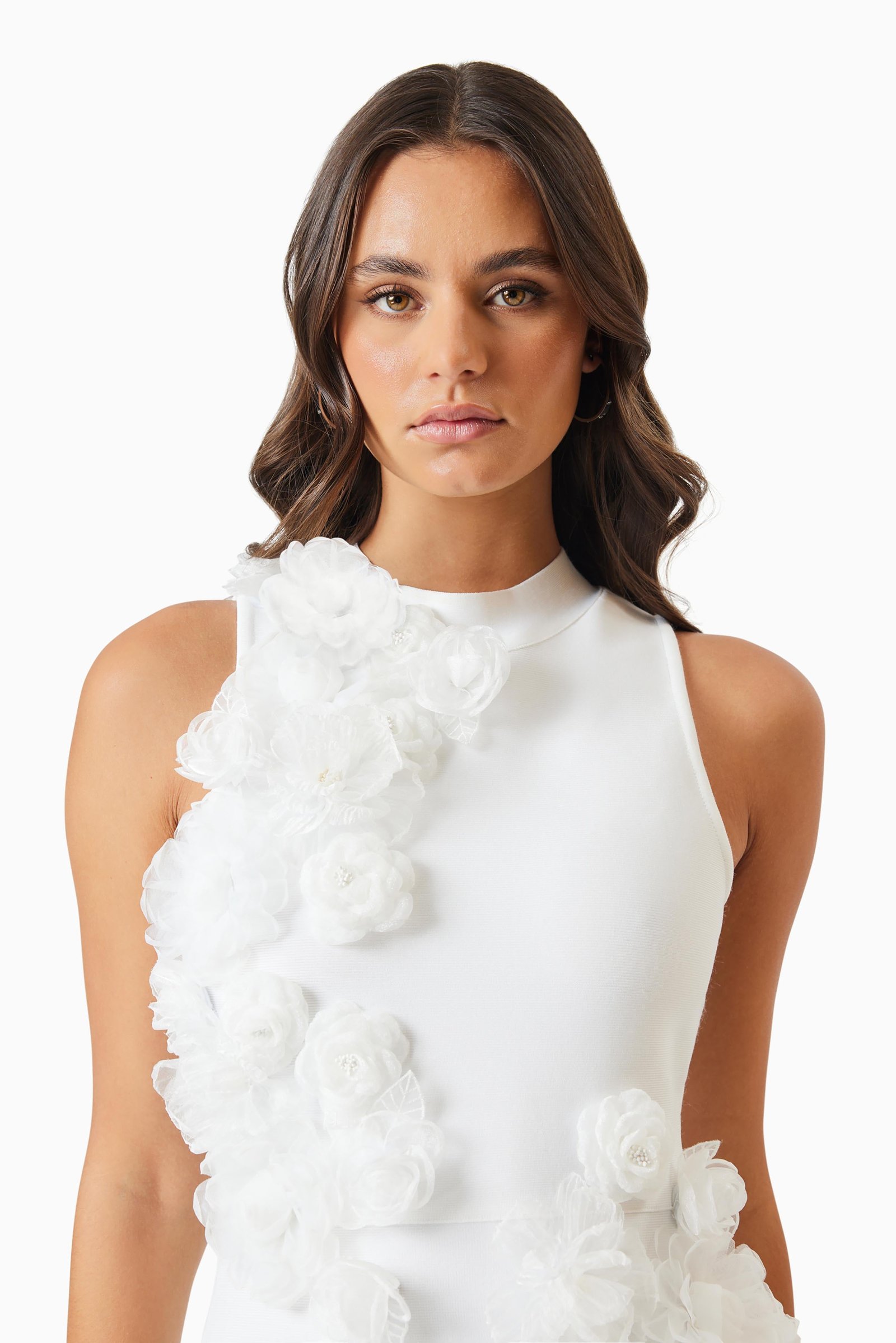 ELLIATT WHITETAIL MIDI DRESS - IVORY photo 4