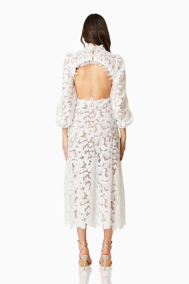 ELLIATT TOULON DRESS - IVORY photo 5