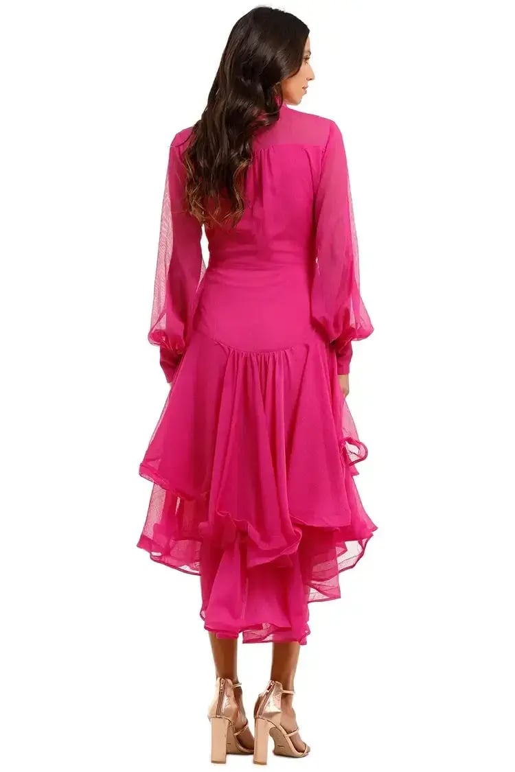 Elliatt Cuba Midi Dress in Orchid Size 12 photo 3