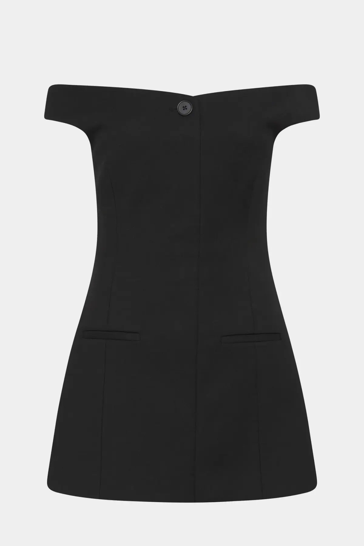 Sir The Label Sandrine Off Shoulder Mini Dress Black Size 6 photo 4