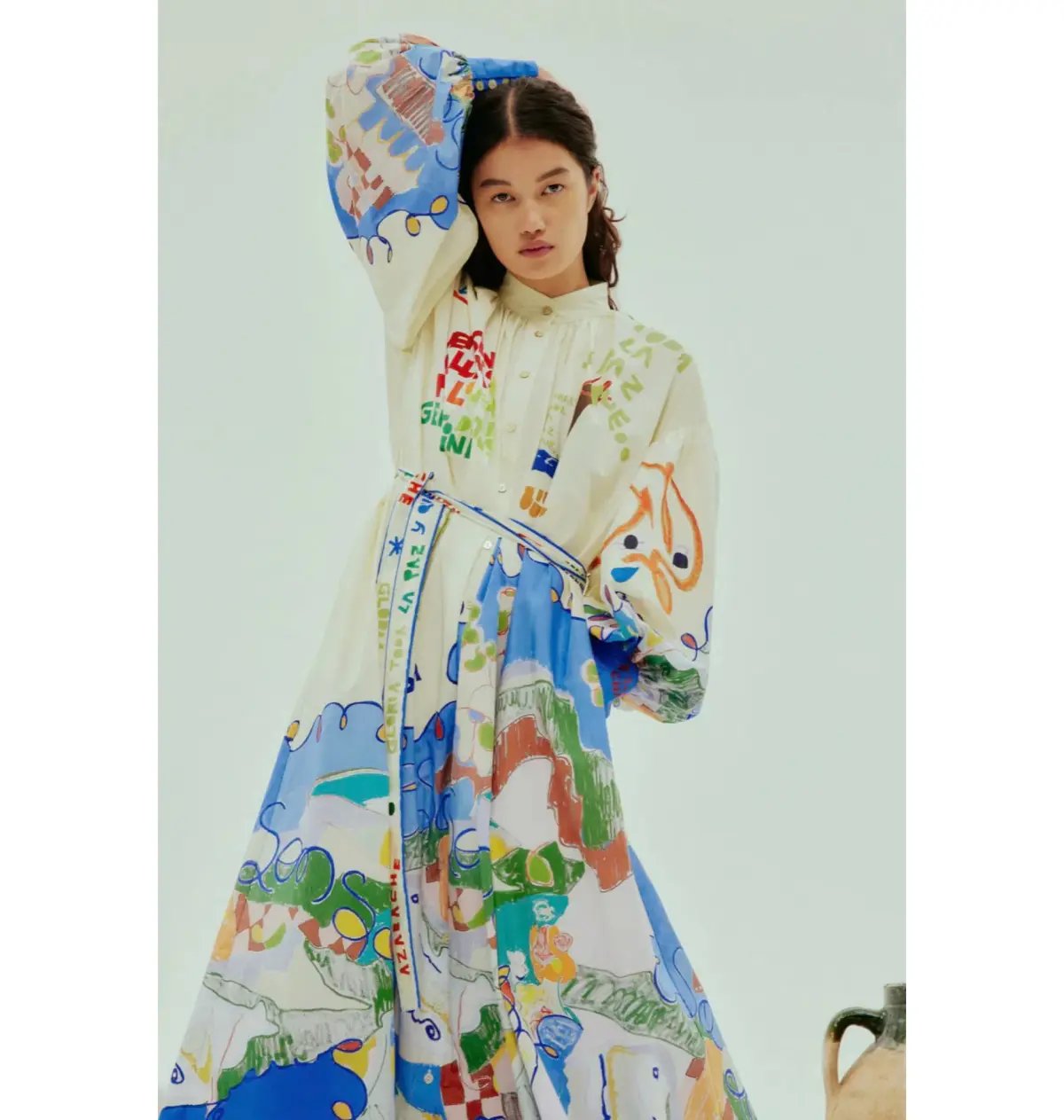 Alemais Nadia Shirtdress Multi Size AU 14 photo 5