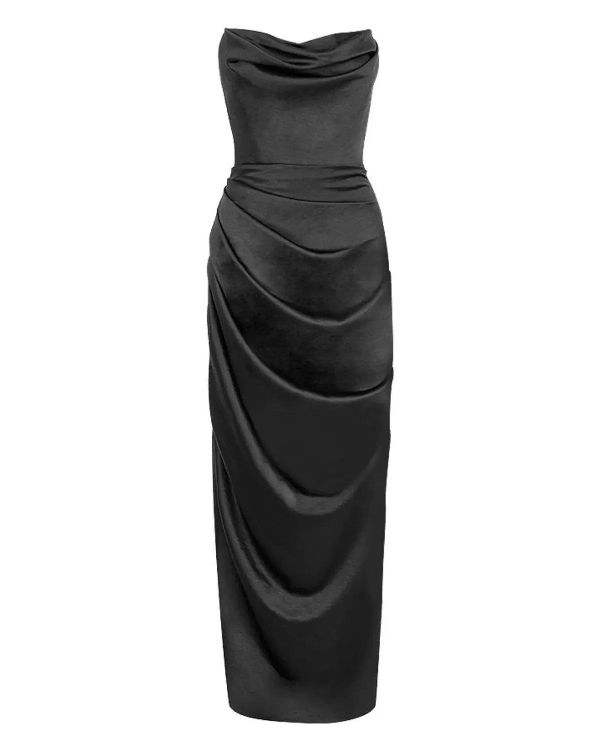 House of CB Adrienne Corset Maxi Dress in Black Size S / AU 8 photo 5