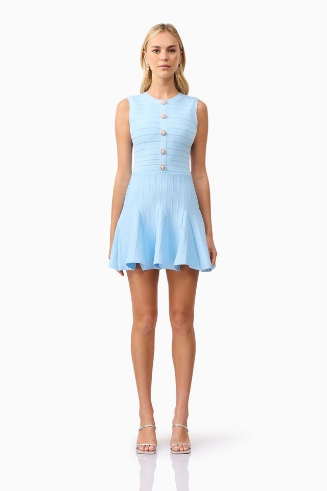Elliatt Fiona Mini Dress - Bridal Blue photo 3