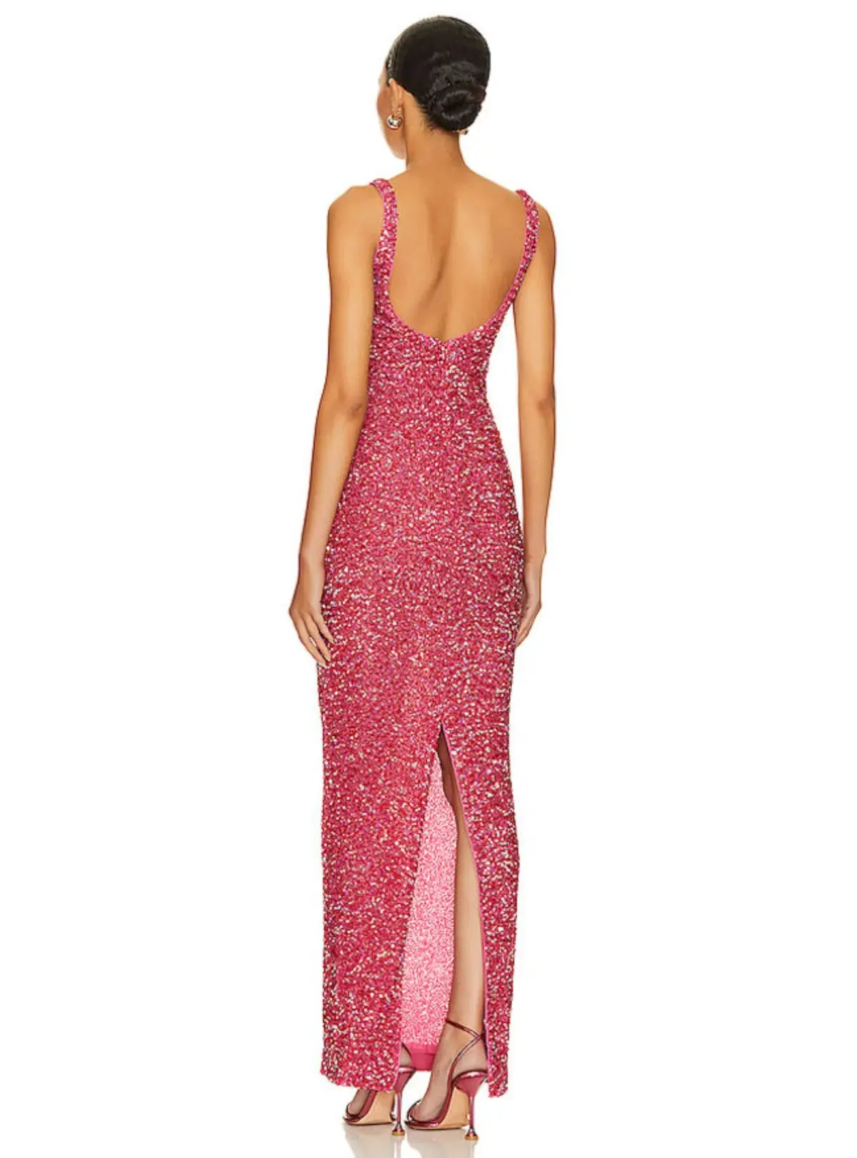 Nbd Janhvi Maxi Dress Pink Size Medium / Size AU 10 photo 2