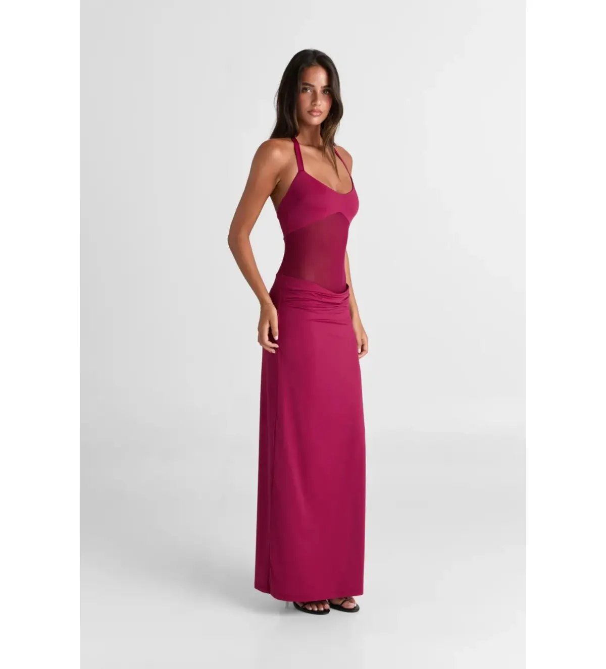Sasha Therese Sariya Maxi Dress Ruby Size AU 6 photo 2