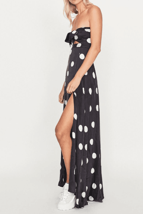 Bec and Bridge Black Polka dot maxi dress 6 photo 2