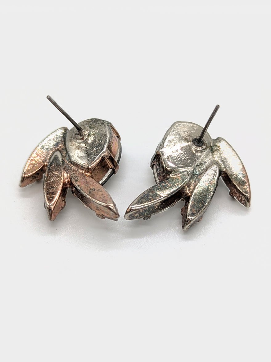 Vintage House of Emmanuele Vintage Marquis Fan Earrings photo 4