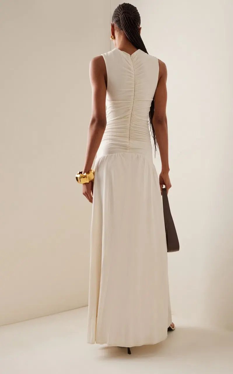 ANNA QUAN Fleur Maxi Dress Vanilla Cream 8 photo 2